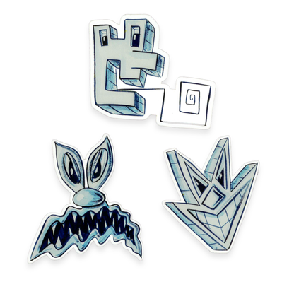 Kenny Scharf Sticker Pack "The Jet Age"