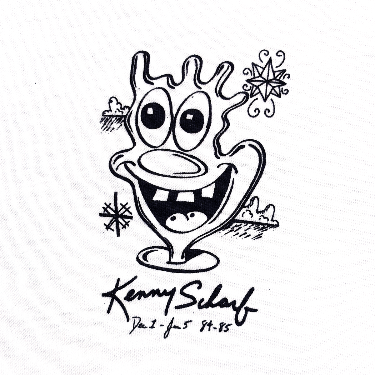Kenny Scharf T-shirt Tony Shafrazi Gallery Exhibition 1984