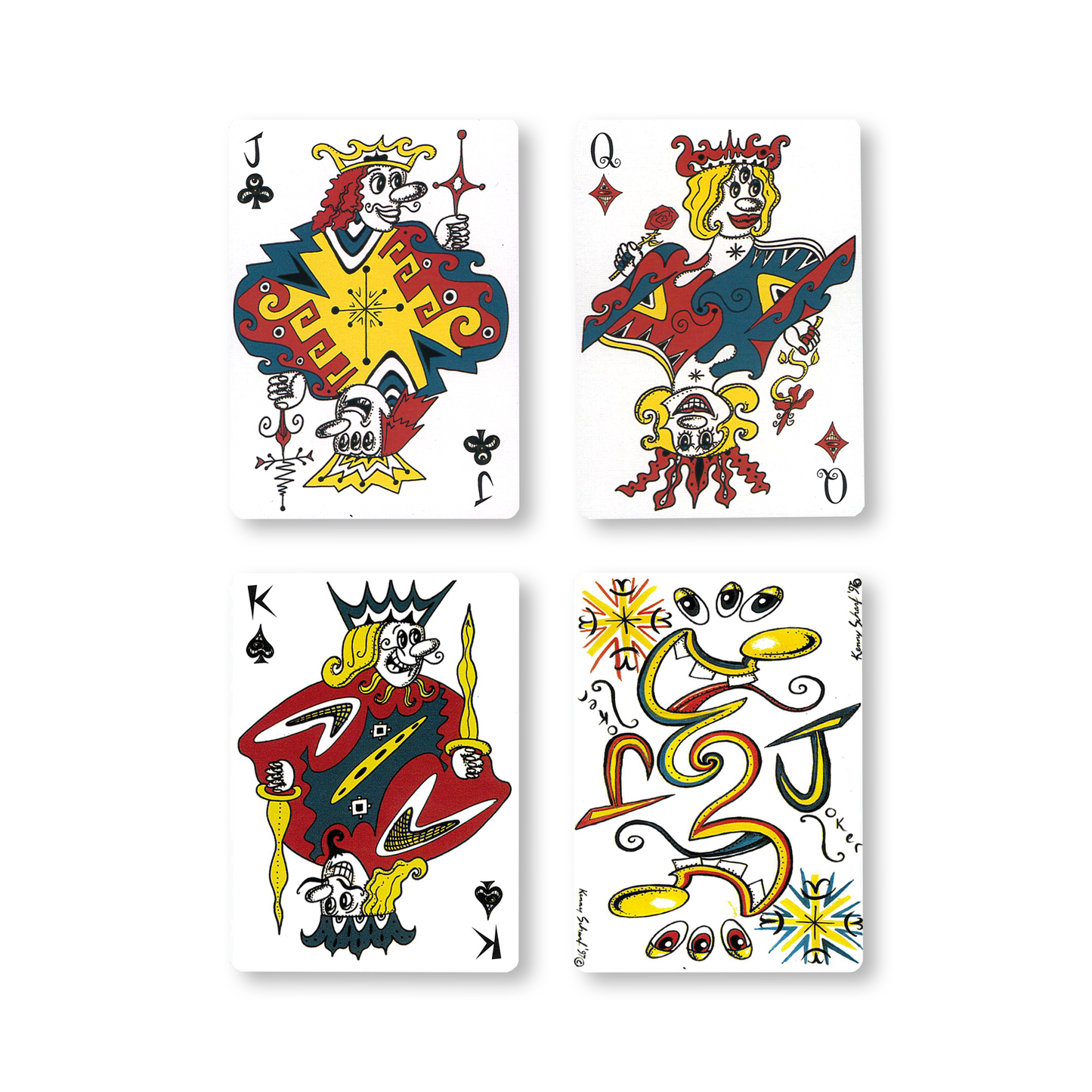 Kenny Scharf Vintage Playing Cards