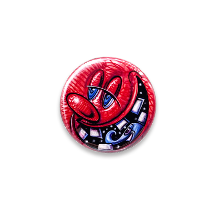 Kenny Scharf 4-Piece Button Set "Moodz"