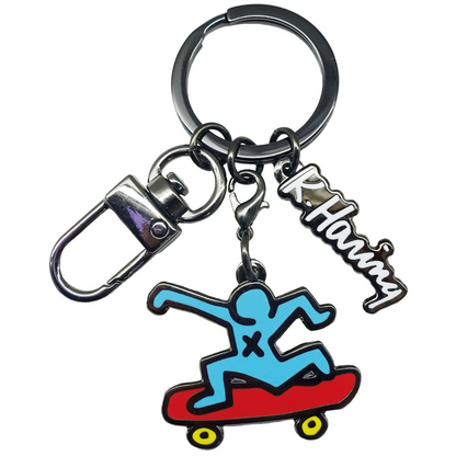 Keith Haring Keychains #2 Skateboarder