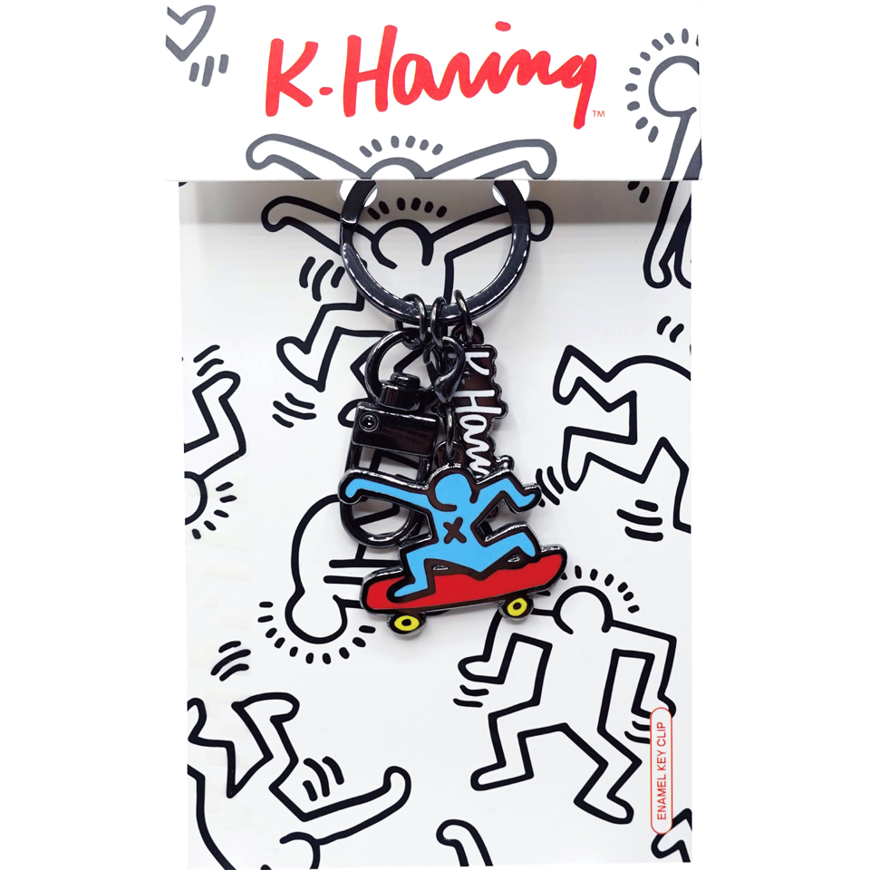 Keith Haring Keychains #2 Skateboarder