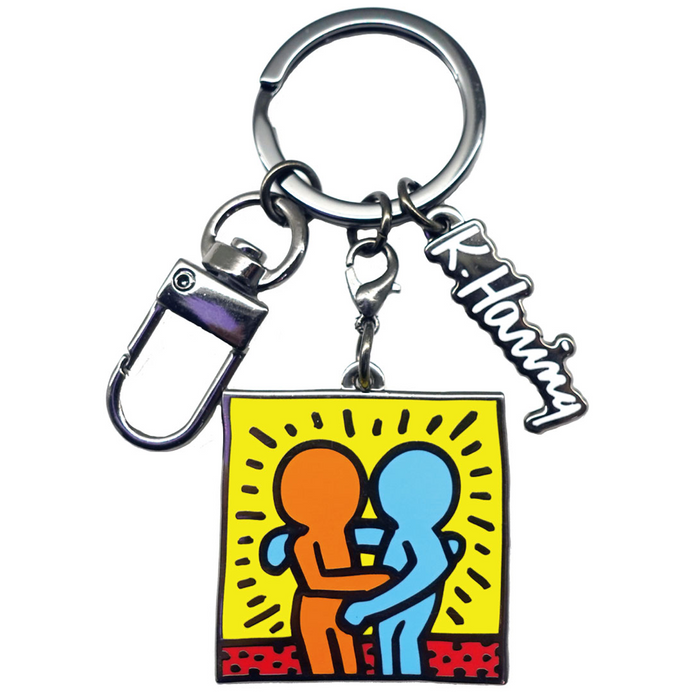 PINTRILL Keith Haring Keychain #2 Friends