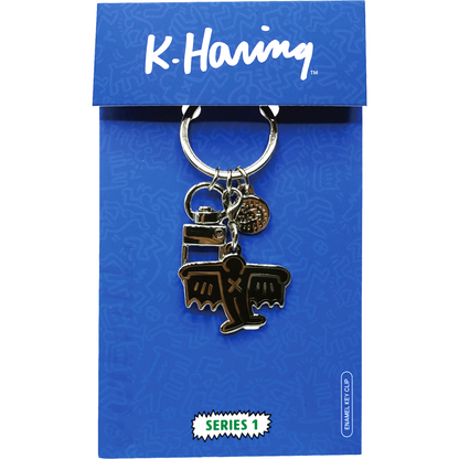 Keith Haring Keychains #3 Black Bat Demon