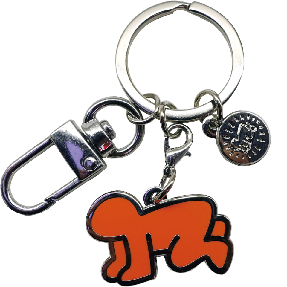 Keith Haring Keychains #3 Orange Radiant Baby