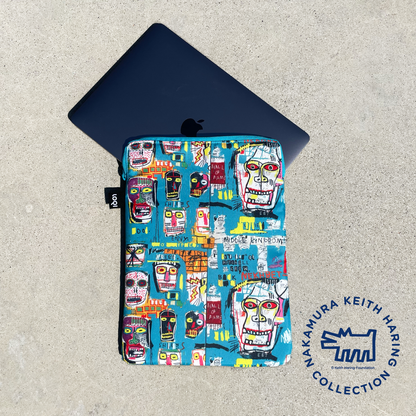 LOQI Basquiat Laptop Sleeve "Mitchell Crew"