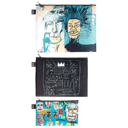 LOQI Basquiat Zip Pockets