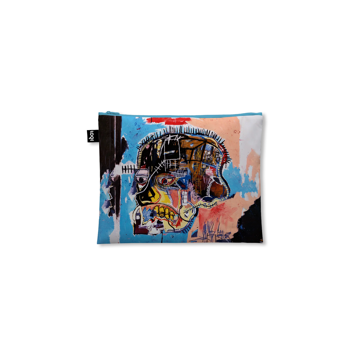 LOQI Jean-Michel Basquiat Recycled Zip Pockets