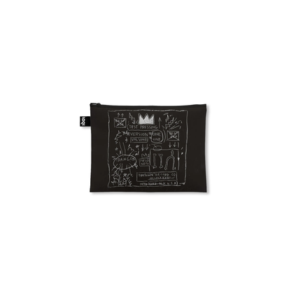 LOQI Jean-Michel Basquiat Recycled Zip Pockets