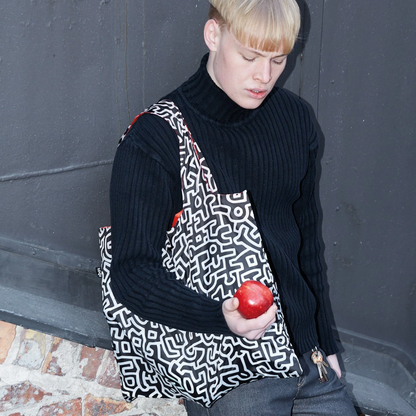 LOQI Keith Haring Recycled Bag "Untitled"