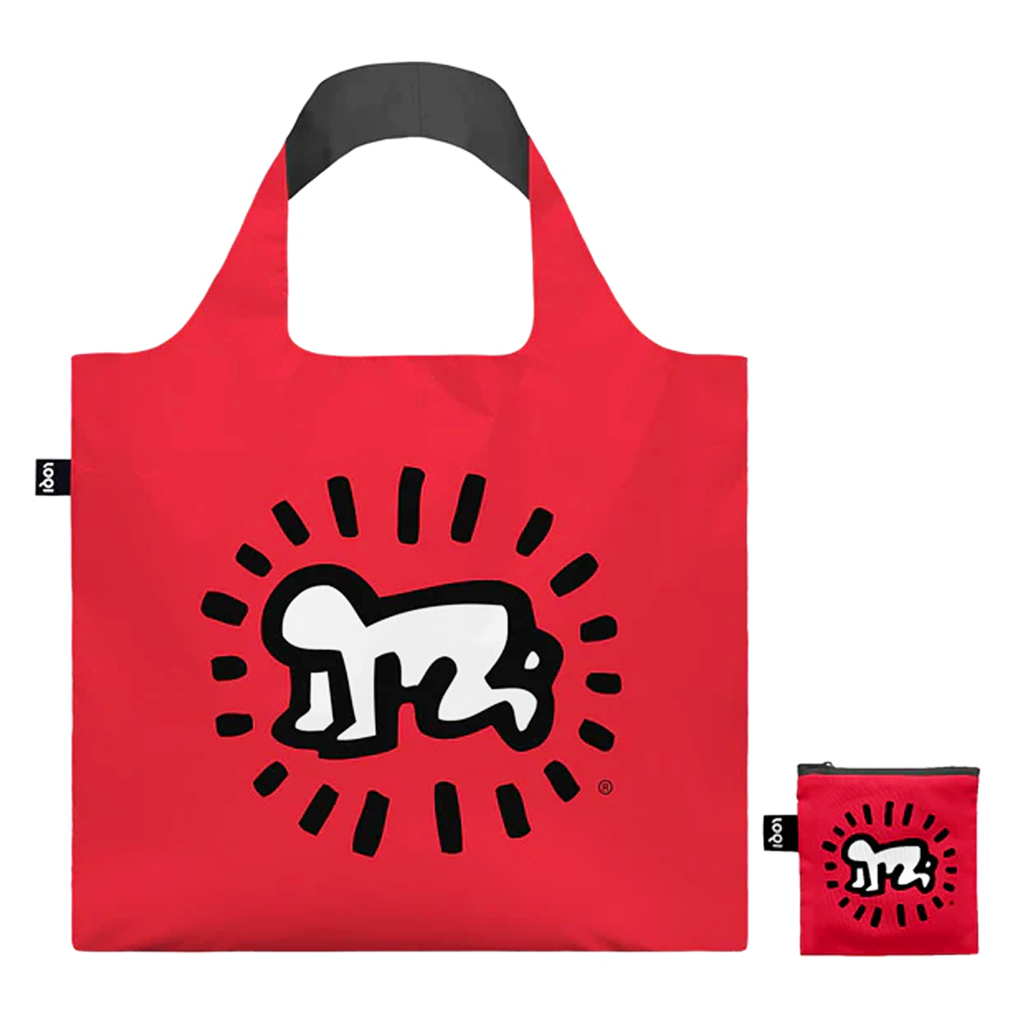 LOQI Keith Haring キース・ヘリング エコバッグ LOQI Keith Haring キース・ヘリング エコバッグ