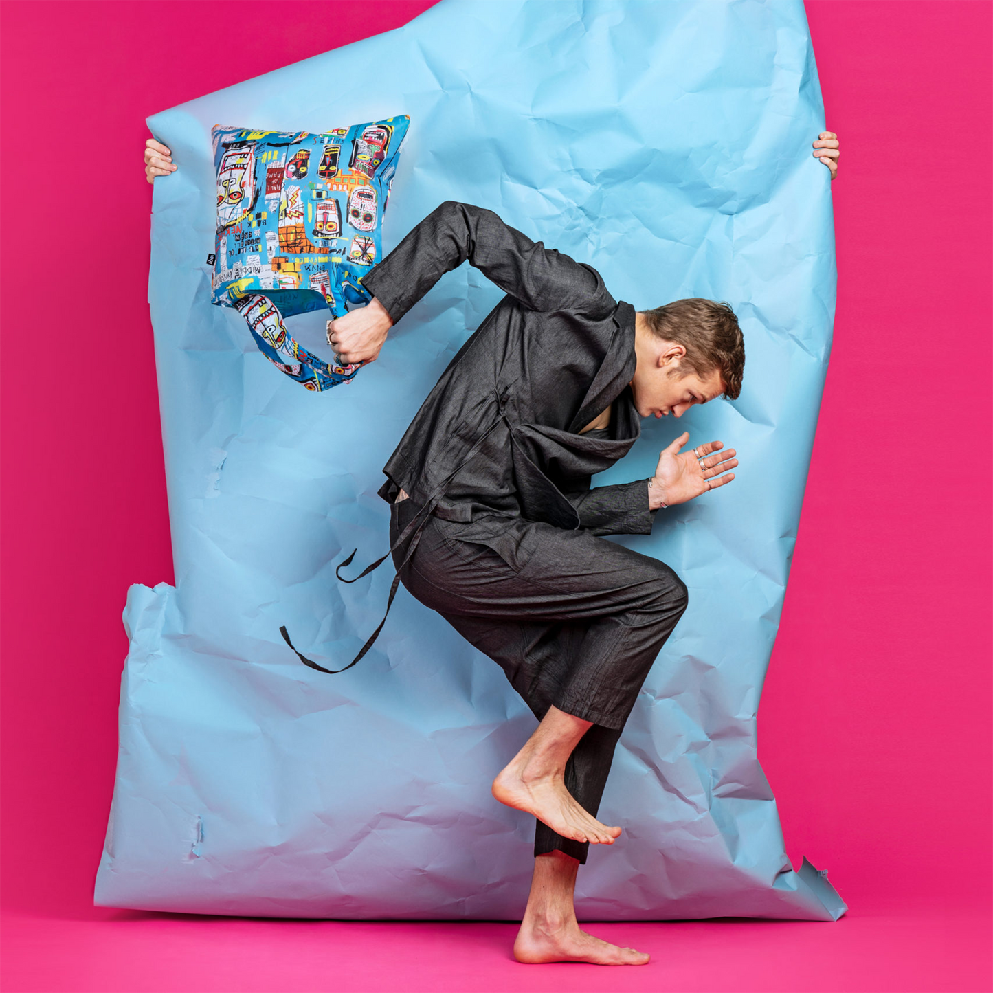 LOQI Basquiat Eco Bag "Mitchell Crew"