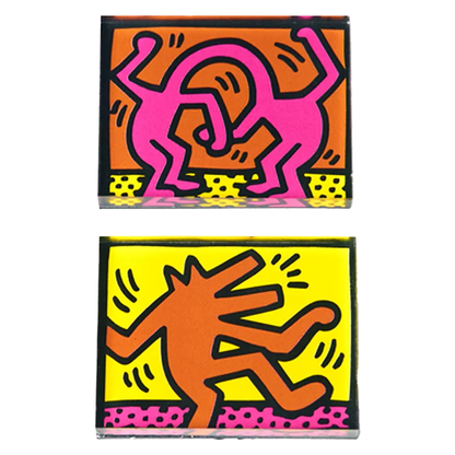 Keith Haring Magnet Set Dancing Dog