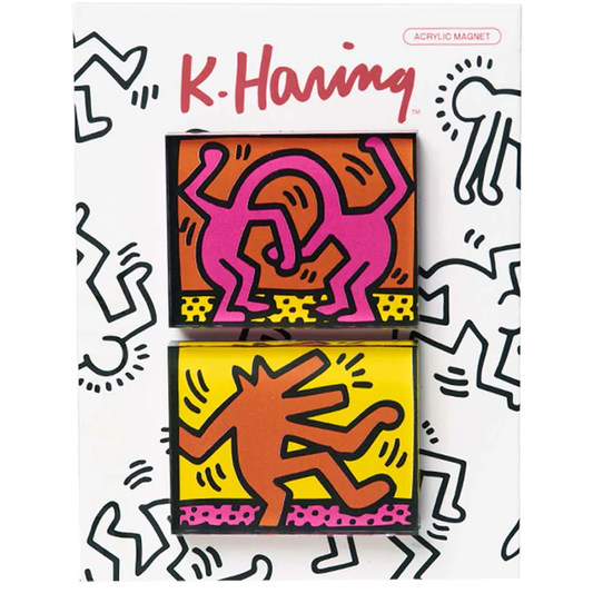 Keith Haring Magnet Set Dancing Dog