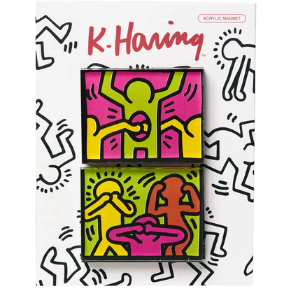 Keith Haring Magnet Set Hear Speak See