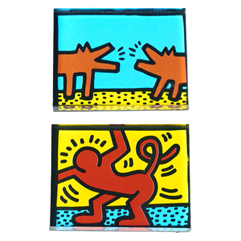 Keith Haring Magnet Set Monkey Wiggle