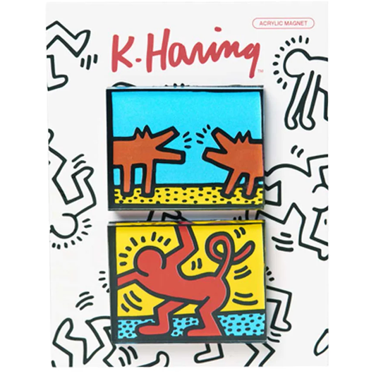 Keith Haring Magnet Set Monkey Wiggle