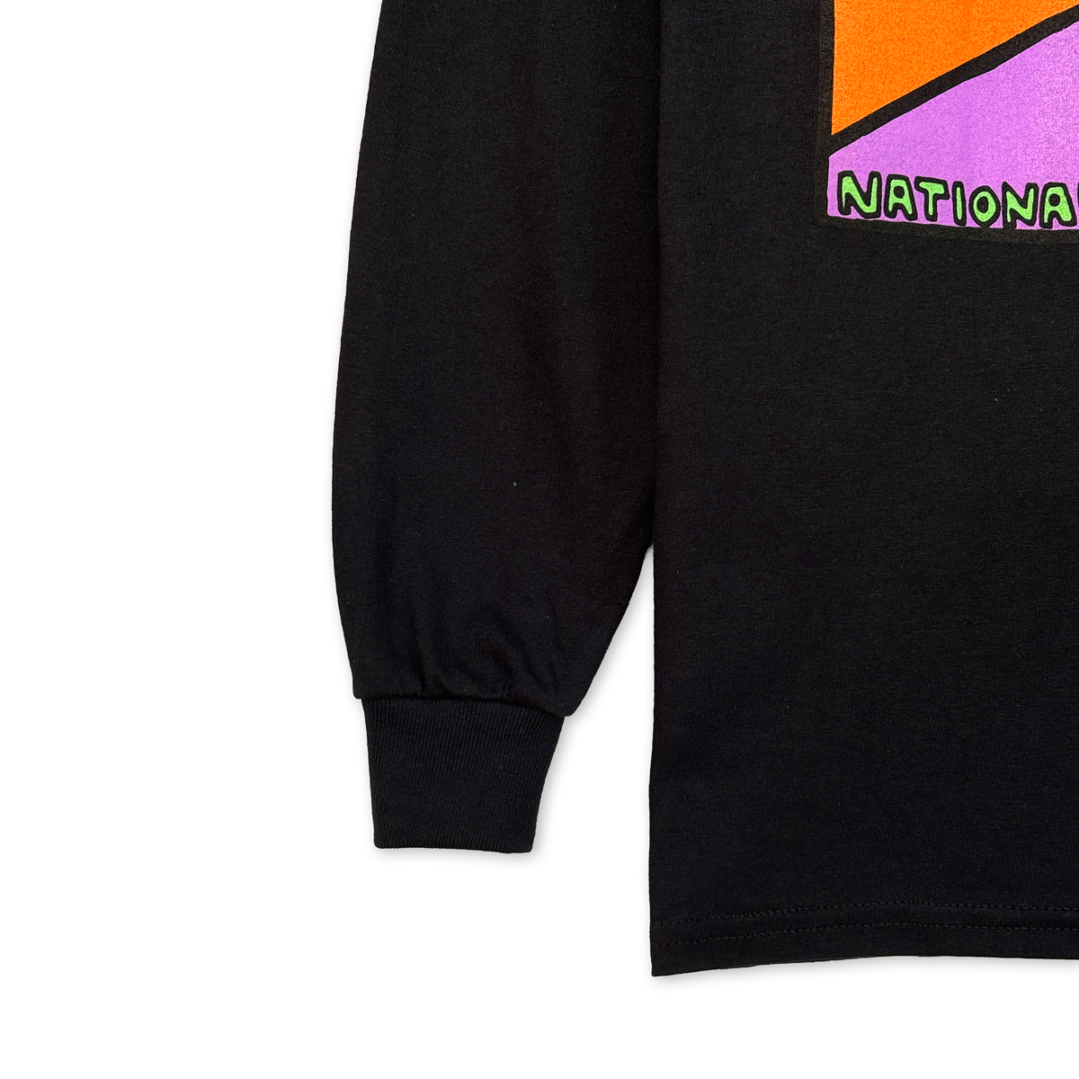 National Coming Out Day Keith Haring Long Sleeve T-shirt Black