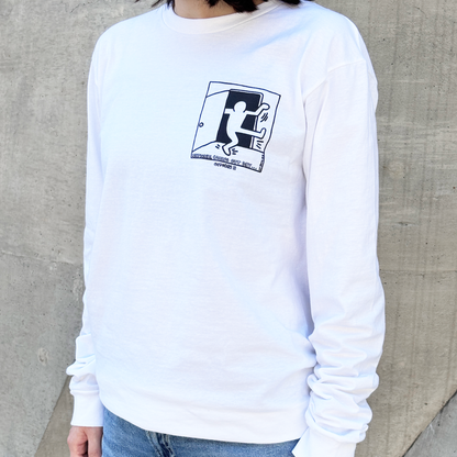 National Coming Out Day Keith Haring Long Sleeve T-shirt White