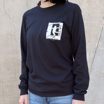 National Coming Out Day Keith Haring Long Sleeve T-shirt Black