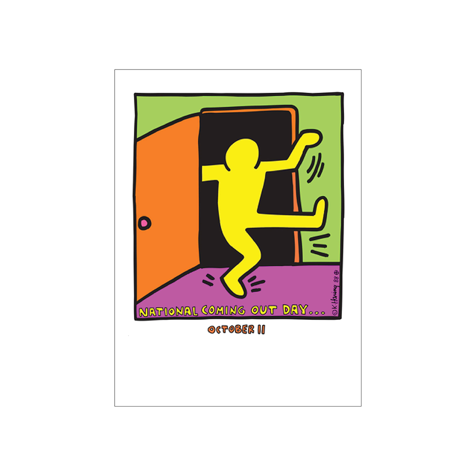 National Coming Out Day Sticker 3" x 2"