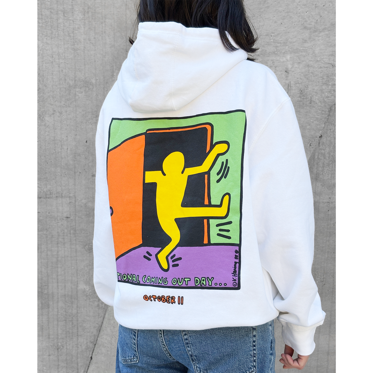 National Coming Out Day Keith Haring Hoodie