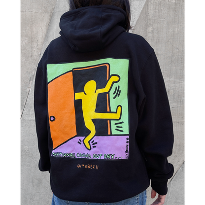 National Coming Out Day Keith Haring Hoodie