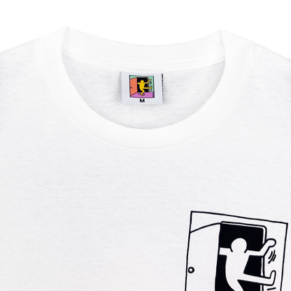 National Coming Out Day Keith Haring Long Sleeve T-shirt White