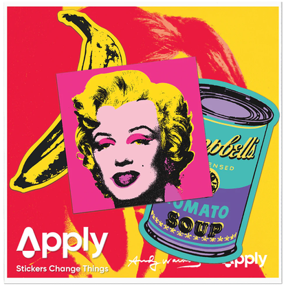 [PACKS] Die-cut Sticker Andy Warhol -60s Silkscreen Pack-