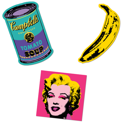 [PACKS] Die-cut Sticker Andy Warhol -60s Silkscreen Pack-