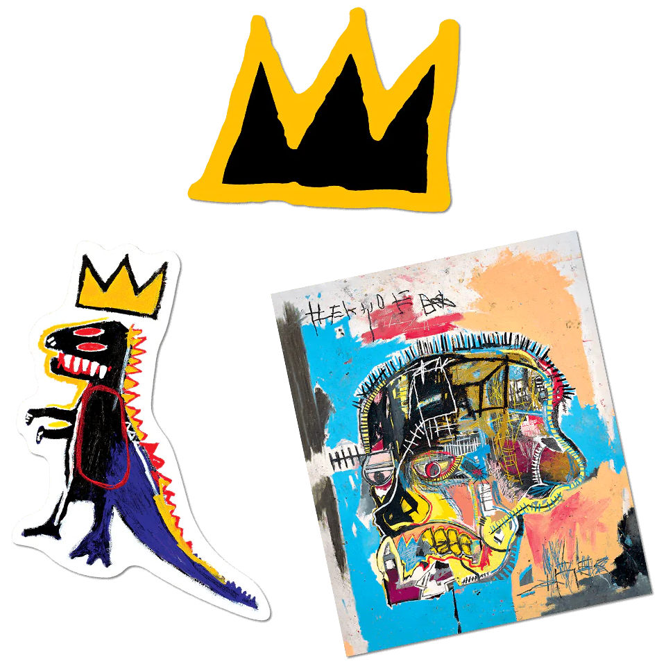 [PACKS] Die-cut Sticker Basquiat -Greatest Hits-