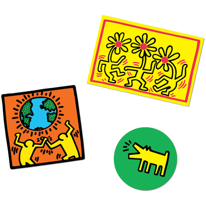 [PACKS] Die-cut Sticker Keith Haring -Earth Pack-