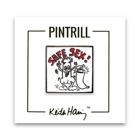 PINTRILL Keith Haring Pin Safe Sex