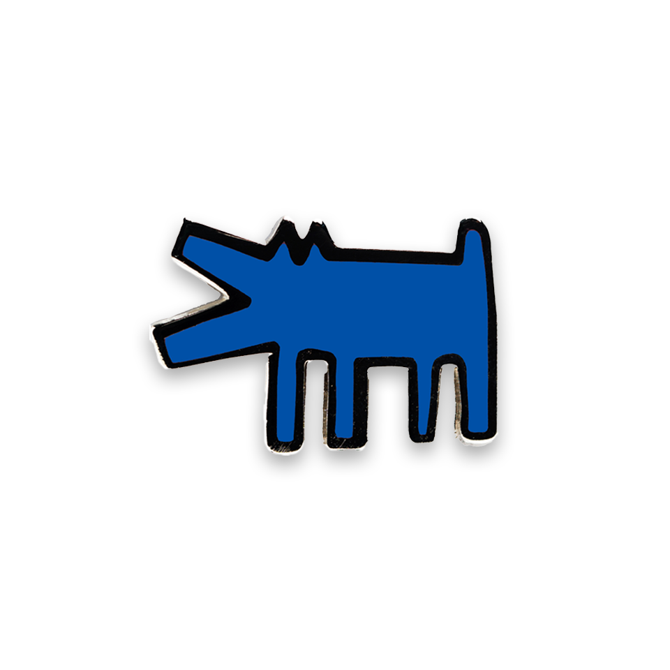 PINTRILL Keith Haring #3 Pin Barking Dog