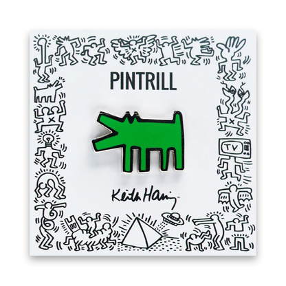 PINTRILL Keith Haring #3 Pin Barking Dog