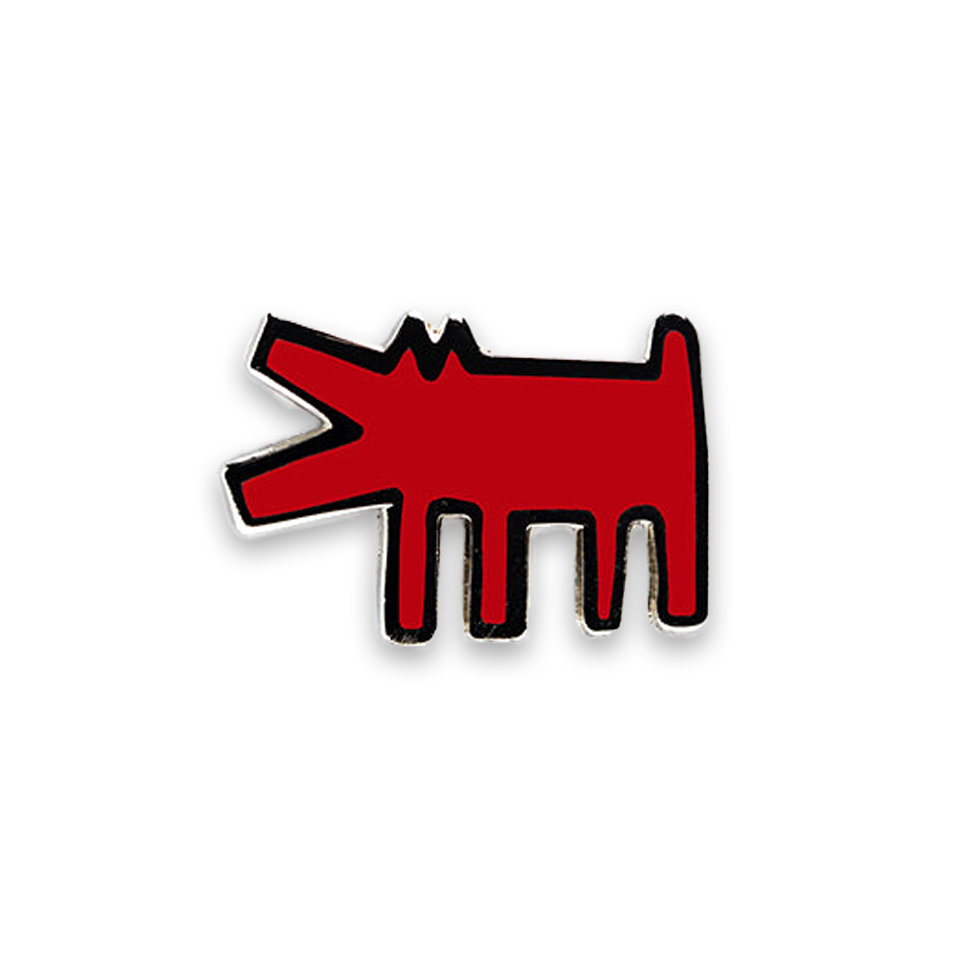 PINTRILL Keith Haring #3 Pin Barking Dog