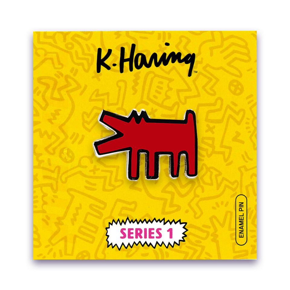 PINTRILL Keith Haring #3 Pin Barking Dog