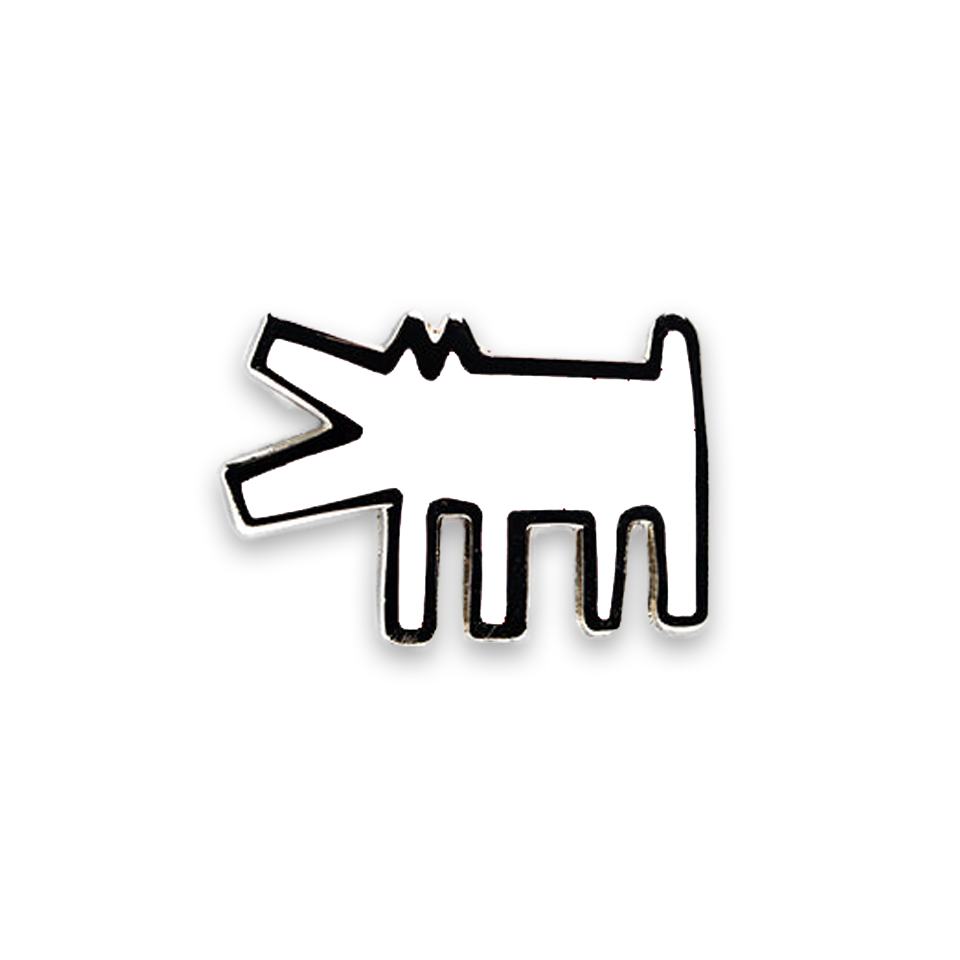 PINTRILL Keith Haring #3 Pin Barking Dog