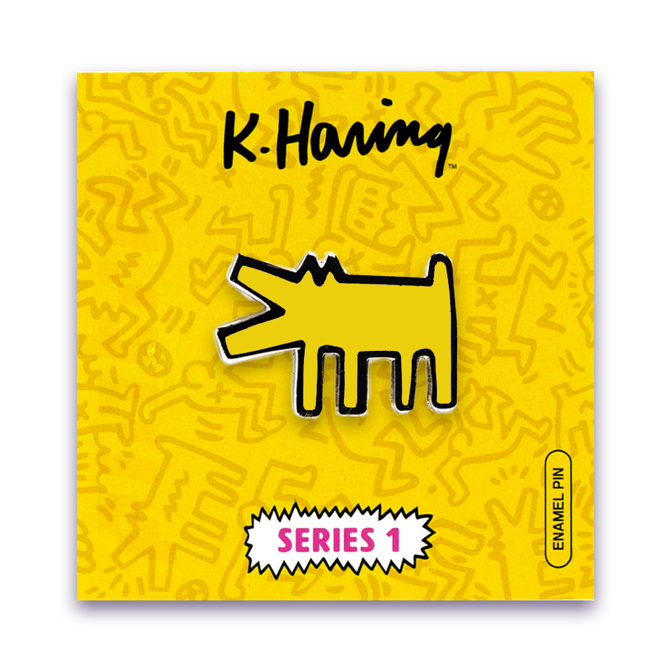 PINTRILL Keith Haring #3 Pin Barking Dog
