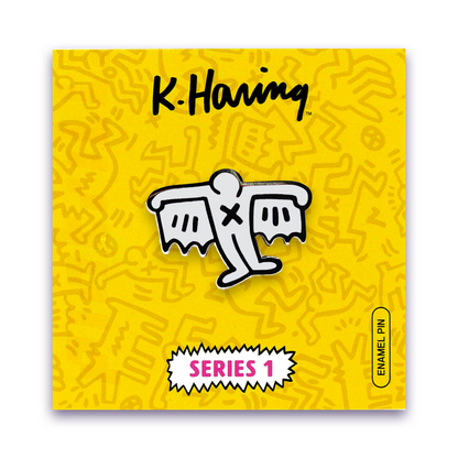 PINTRILL Keith Haring Pin Bat Demon