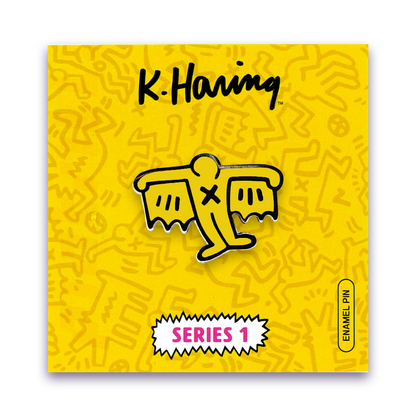 PINTRILL Keith Haring Pin Bat Demon