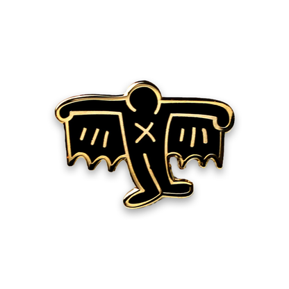 PINTRILL Keith Haring Pin Batman Black/Yellow