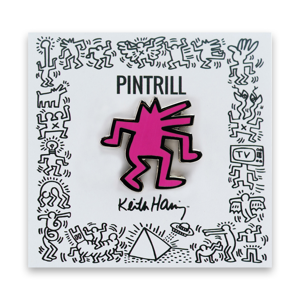 PINTRILL Keith Haring Pin Dancing Dog