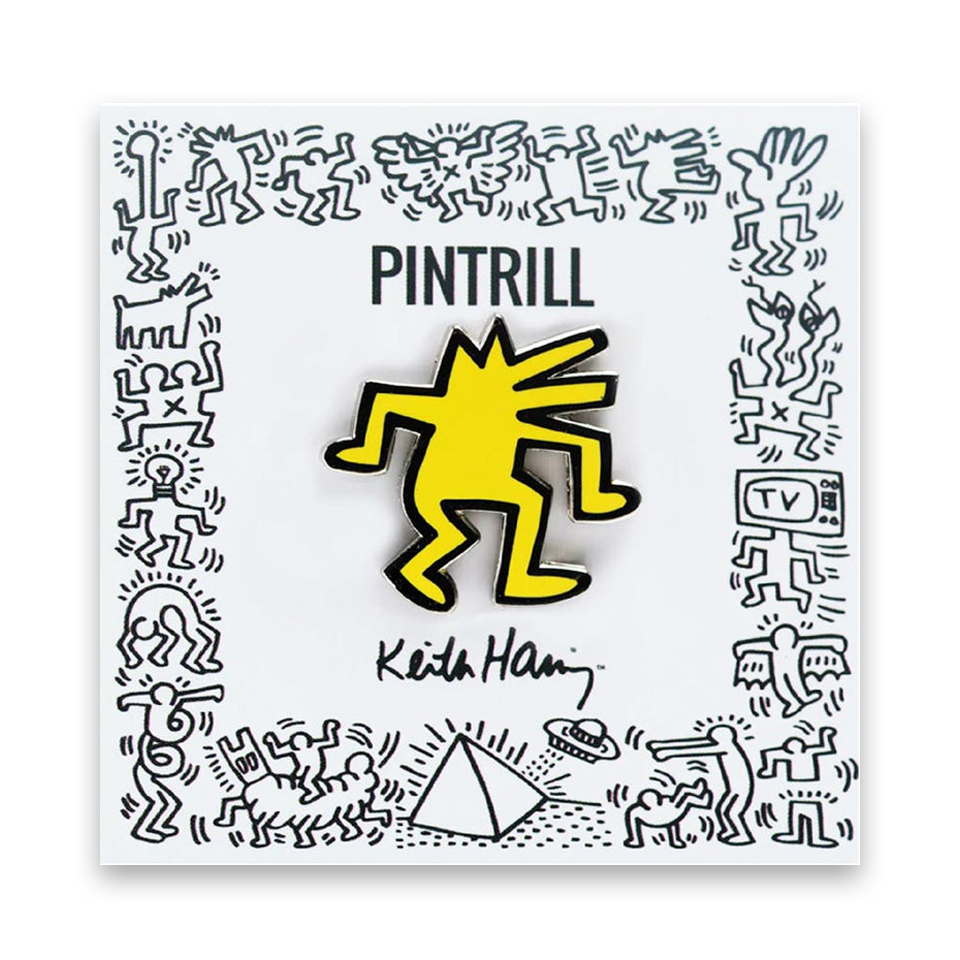 PINTRILL Keith Haring Pin Dancing Dog