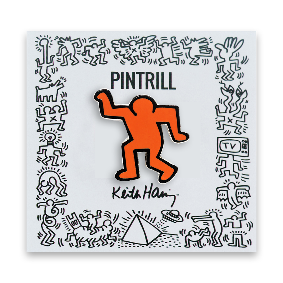 PINTRILL Keith Haring Pin Dancing Man