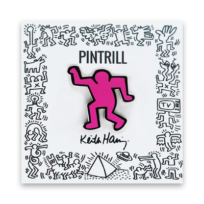 PINTRILL Keith Haring Pin Dancing Man