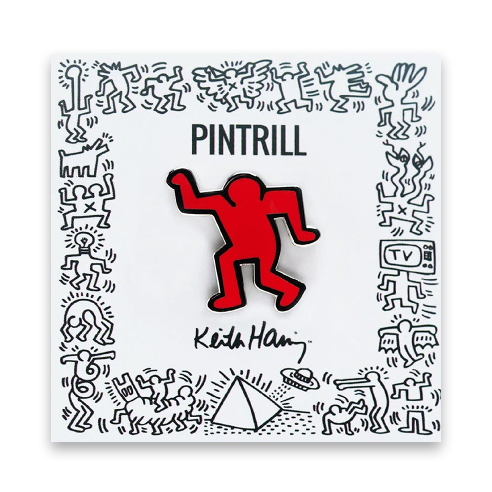 PINTRILL Keith Haring Pin Dancing Man
