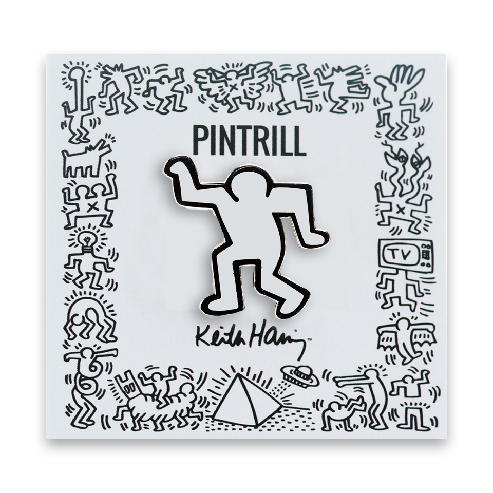PINTRILL Keith Haring Pin Dancing Man