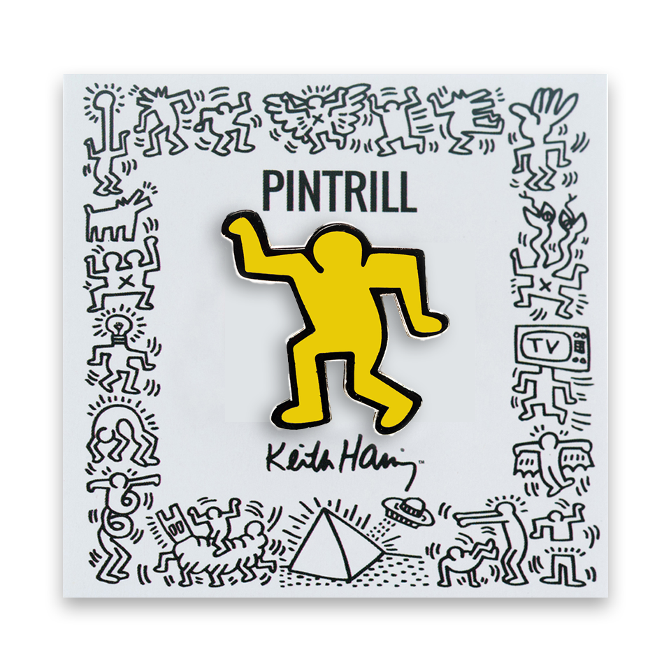 PINTRILL Keith Haring Pin Dancing Man