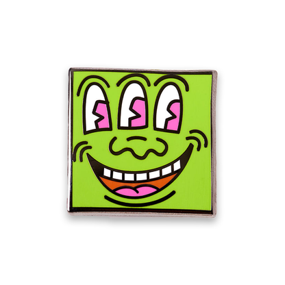 PINTRILL Keith Haring Pin #1 Three Eyes
